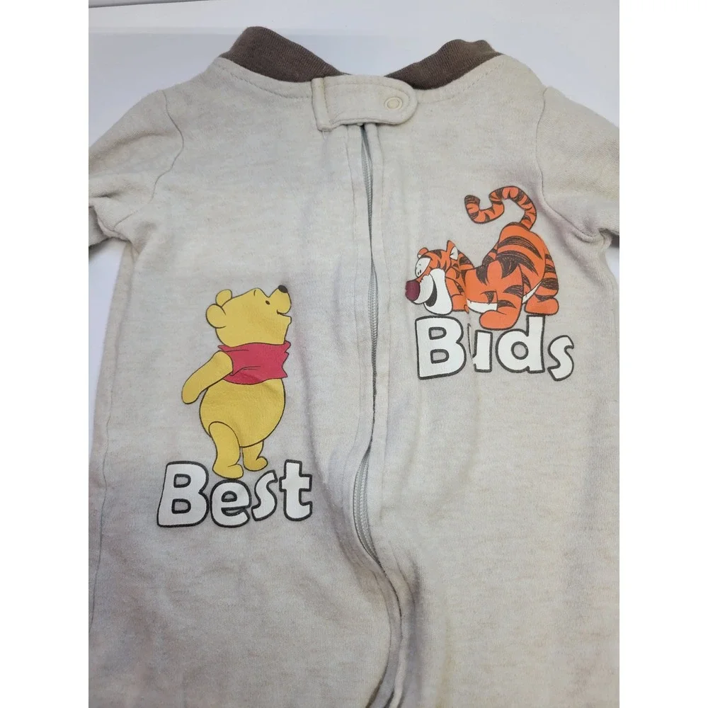 Disney Baby‎ Winnie the Pooh Tigger Footed Pajamas 0-3M Sleeper